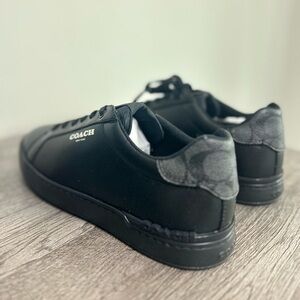 COACH Clip Low Top Sneaker With Signature Canvas